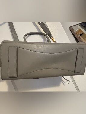 Cole Haan Gray Leather Top-Handle Satchel